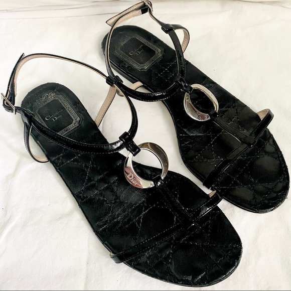 Dior Logo Sandals - Picture 1 of 13